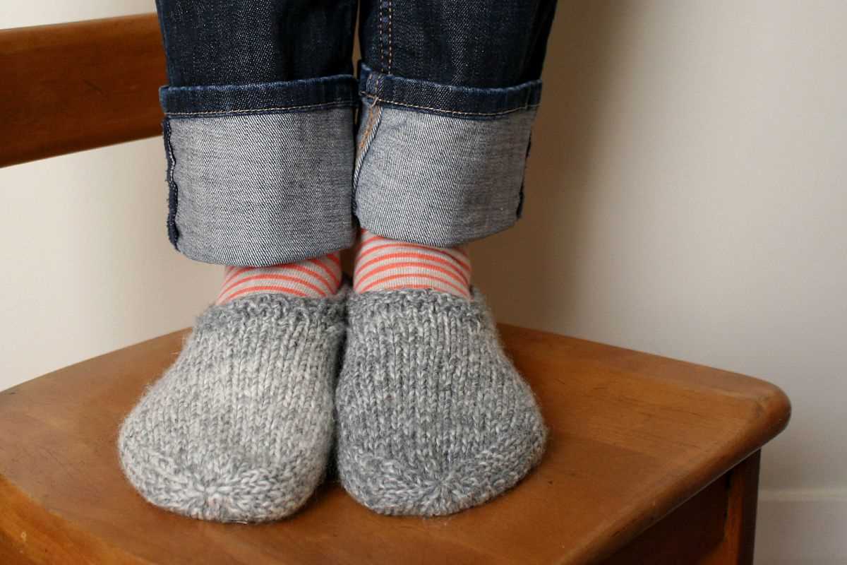 Free slipper boot knitting patterns
