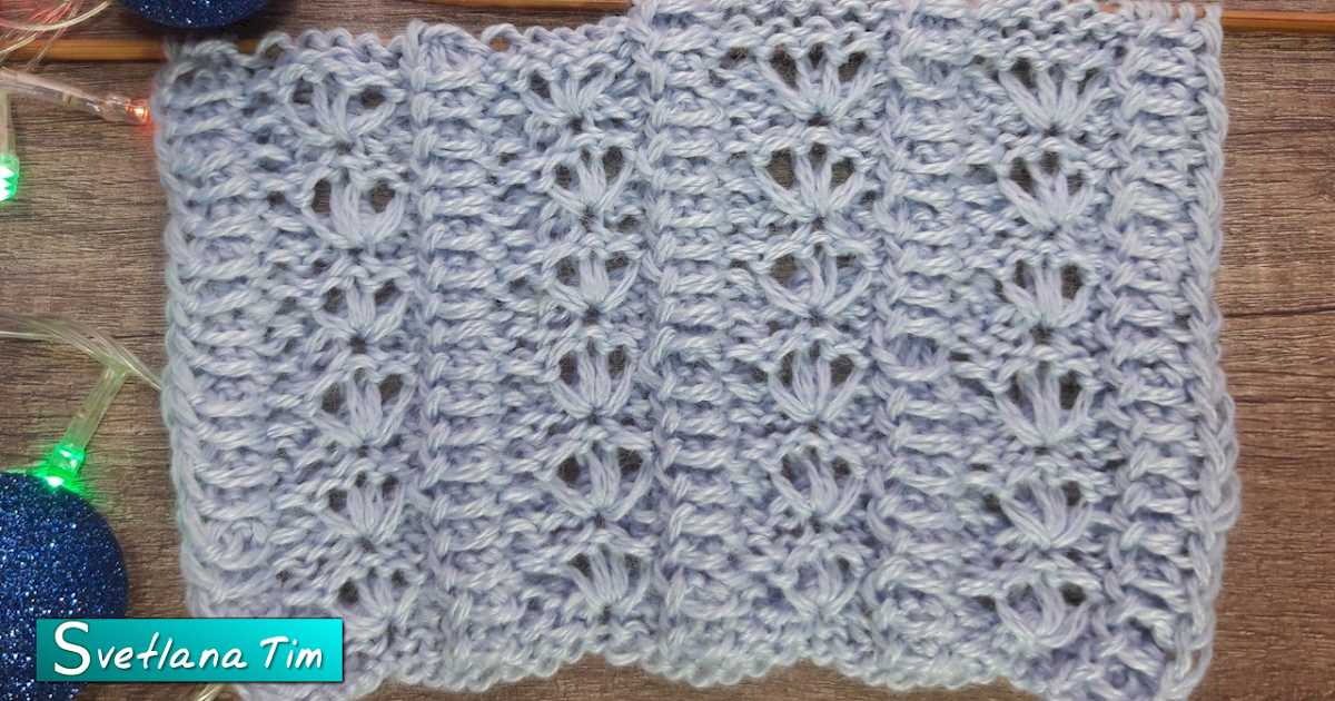 Free snowdrop knitting pattern