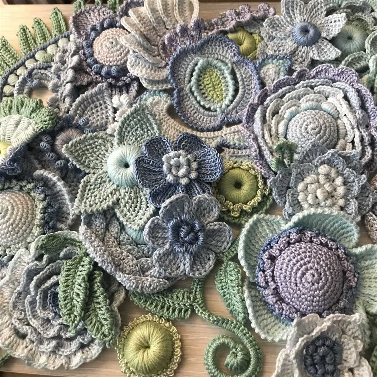 Freeform knitting and crochet patterns