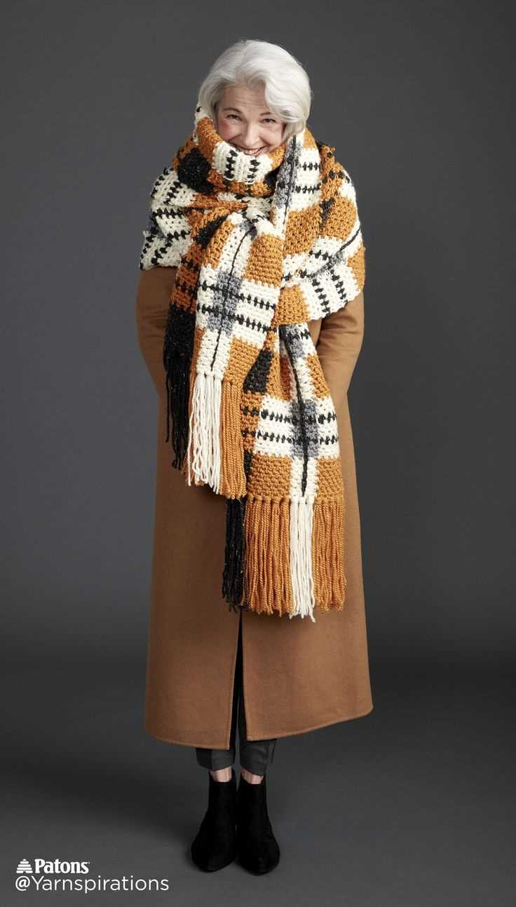 Fringe scarf knitting pattern