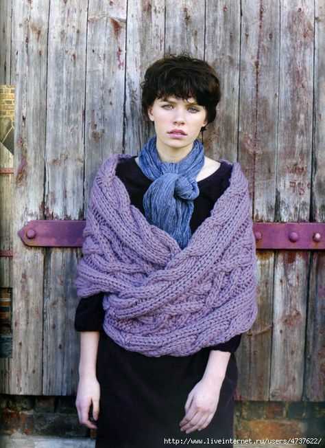 Giant scarf knitting pattern