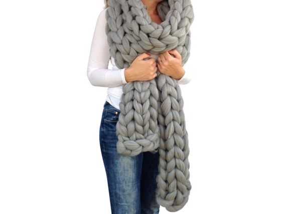 Create a Cozy Giant Scarf with this Knitting Pattern Giant scarf knitting pattern