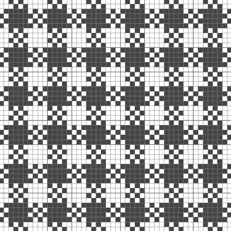 Gingham knitting pattern