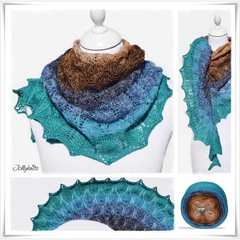 Gradient yarn knitting patterns