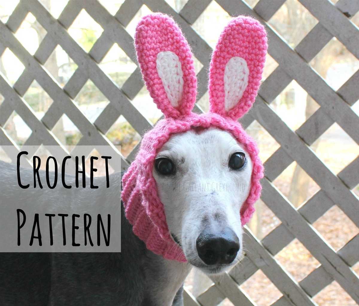 Greyhound hat knitting pattern