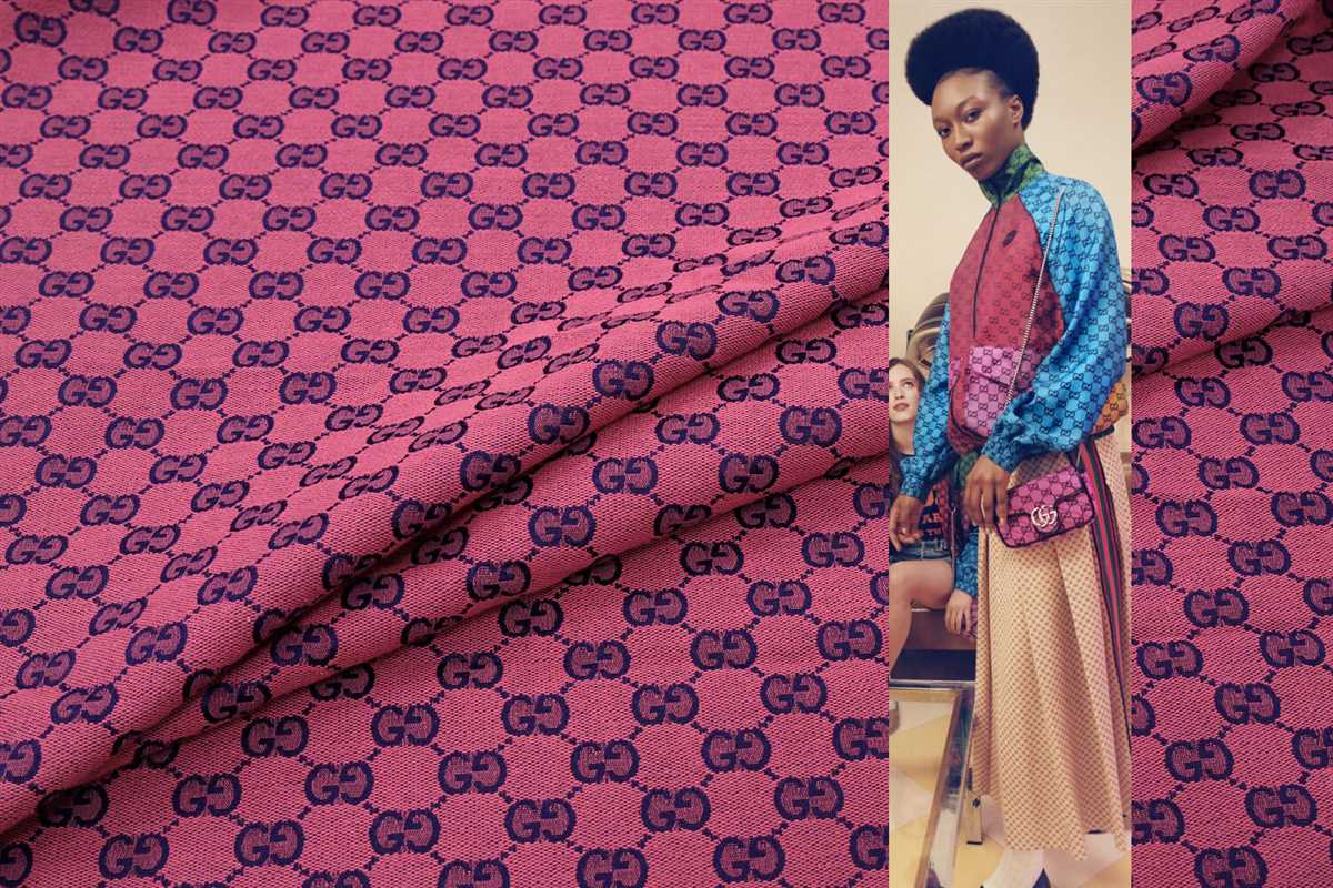 Gucci jacquard pattern knit scarf