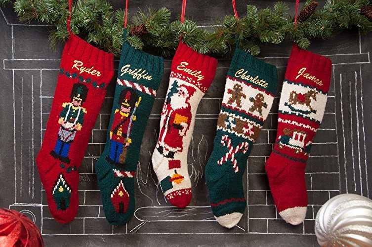 Hand knit christmas stocking patterns