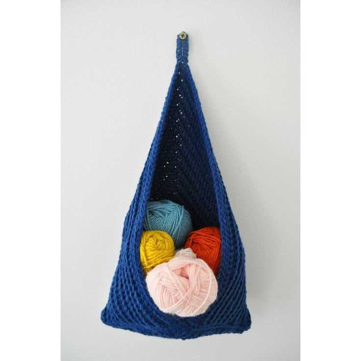 Hanging basket knitting pattern