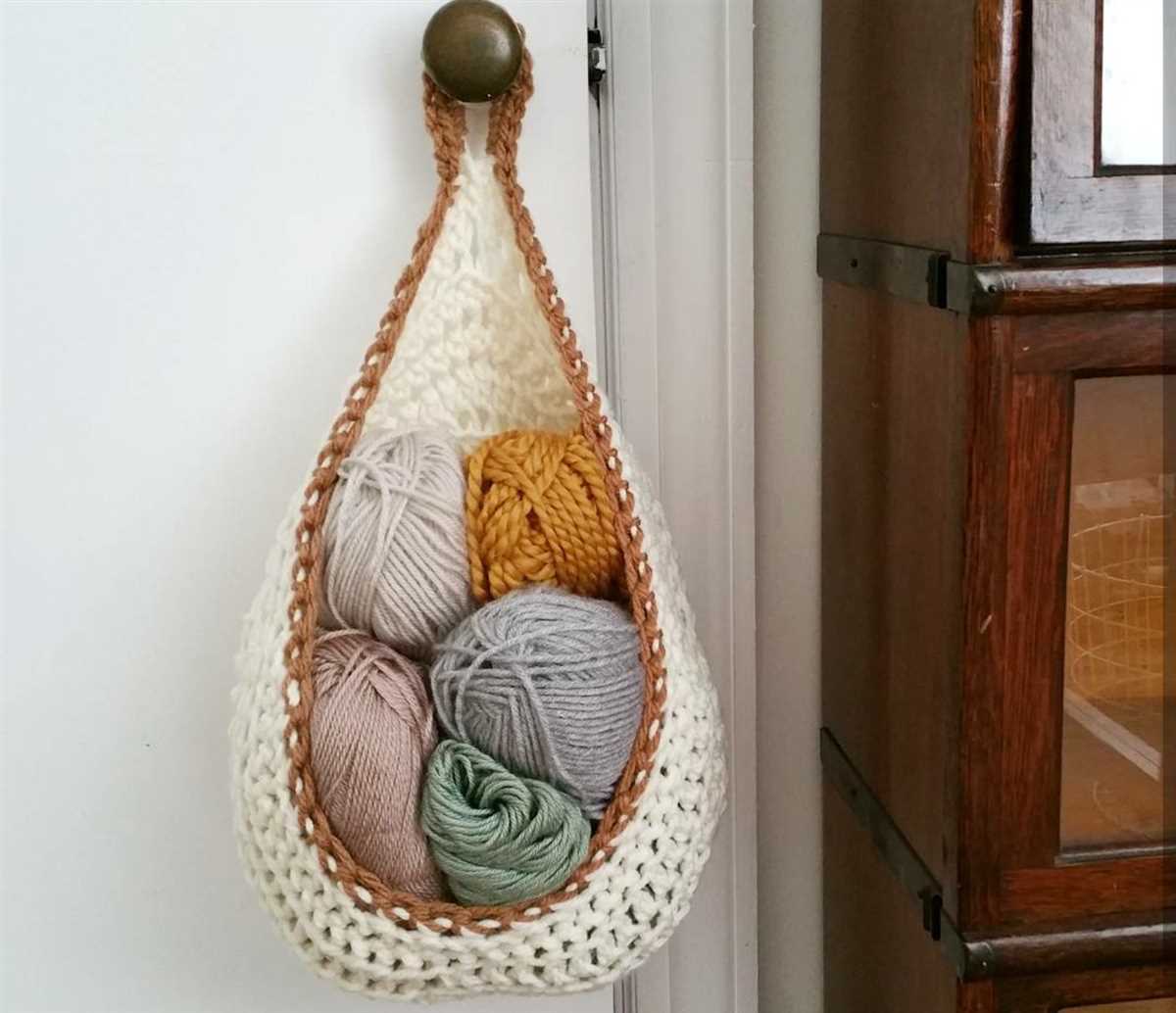 Hanging basket knitting pattern
