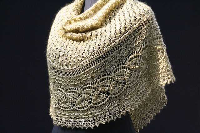 Hap shawl knitting pattern