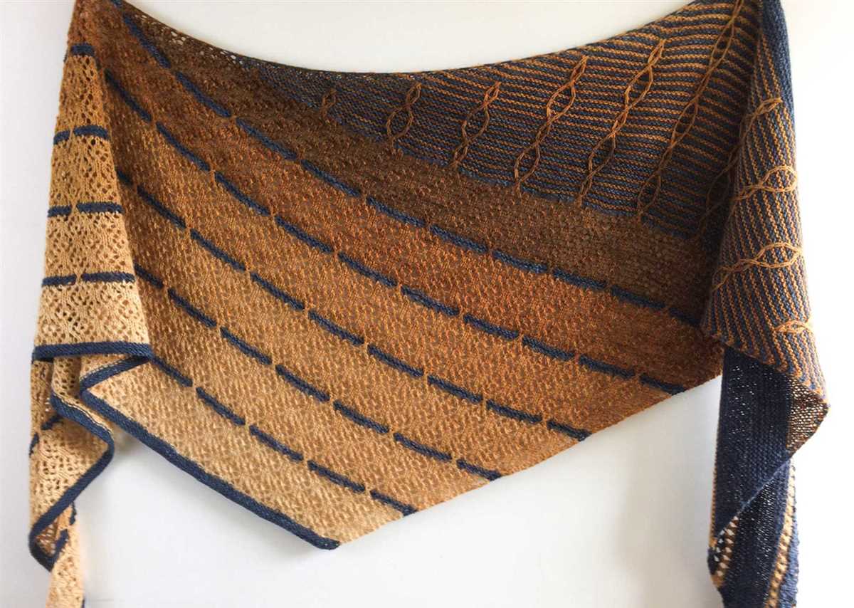 Hap shawl knitting pattern