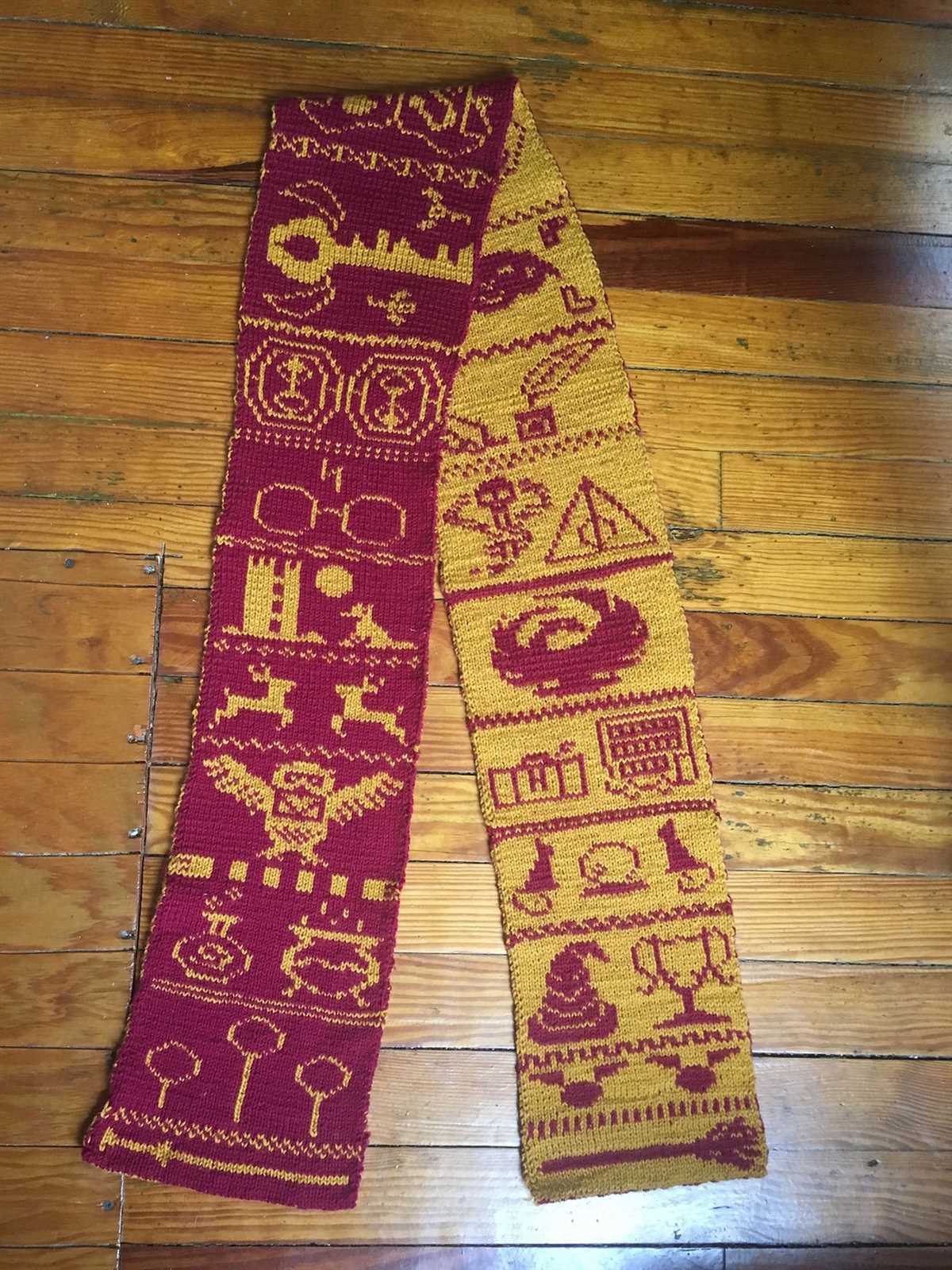 Harry potter knitted hat pattern