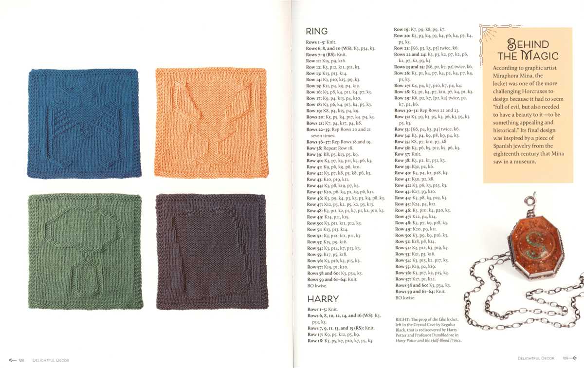 Harry potter knitting book patterns