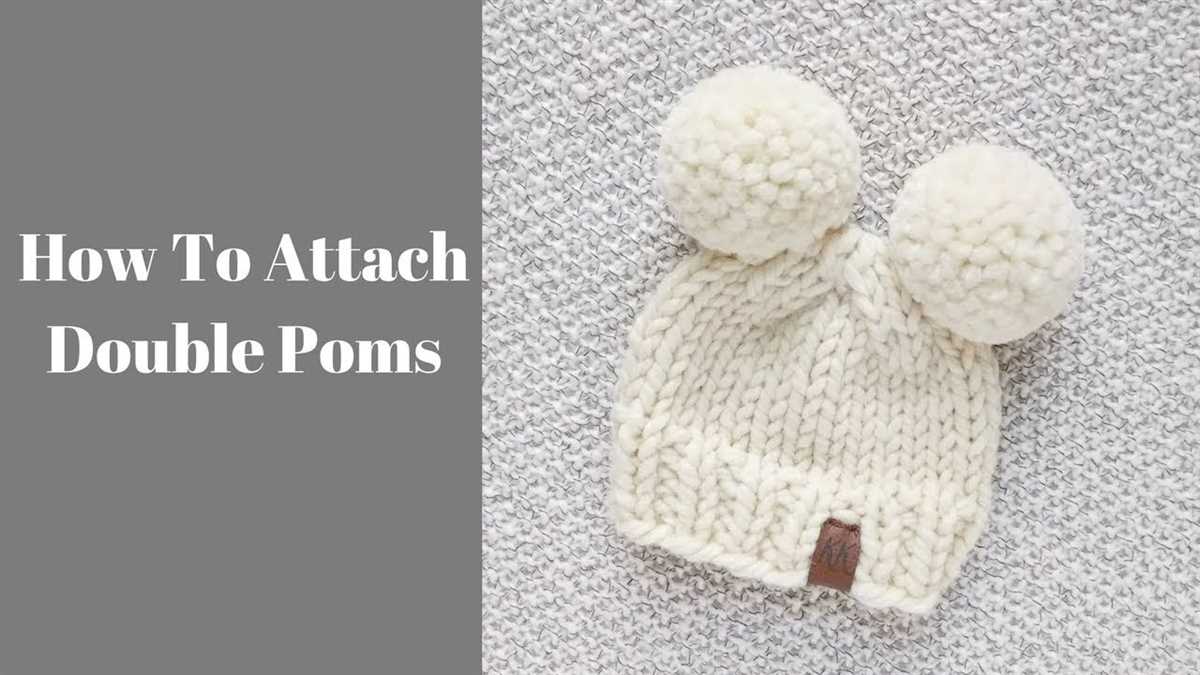 Learn how to knit a stylish hat with a playful pom pom Hat with pom pom knitting pattern