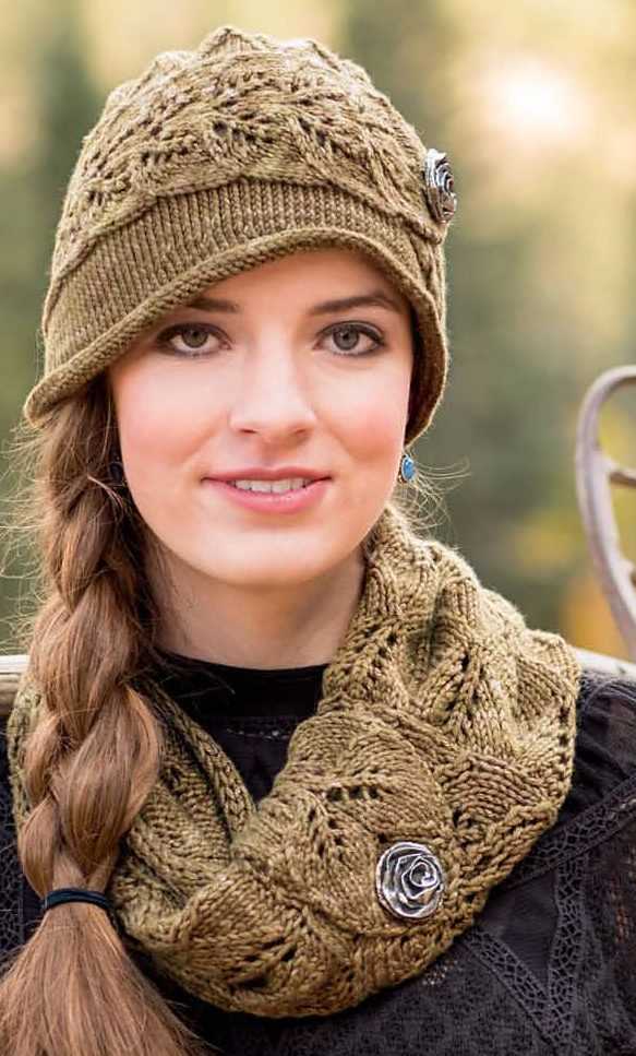 Hat and scarf knitting pattern
