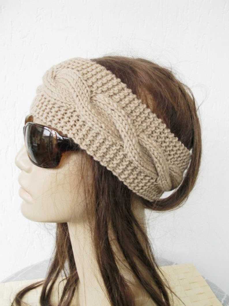 Headband pattern knit