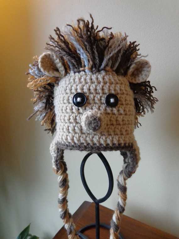 Hedgehog hat knitting pattern