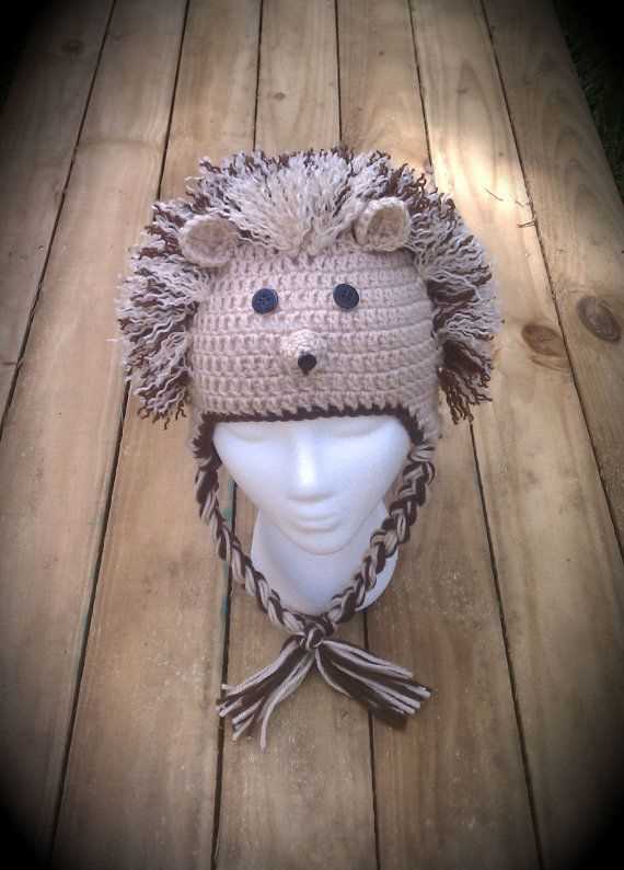 Hedgehog hat knitting pattern