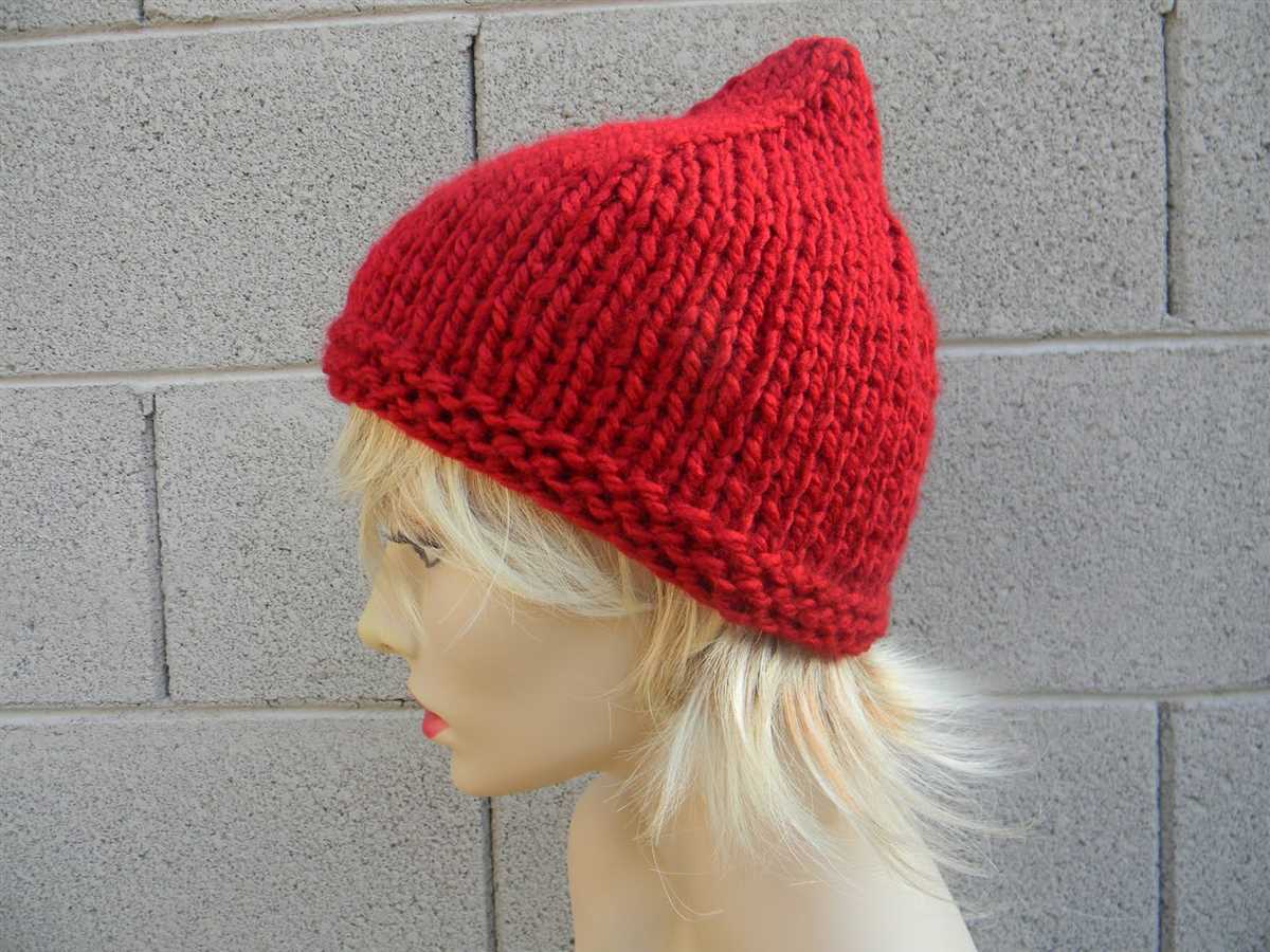 Helix knit hat pattern