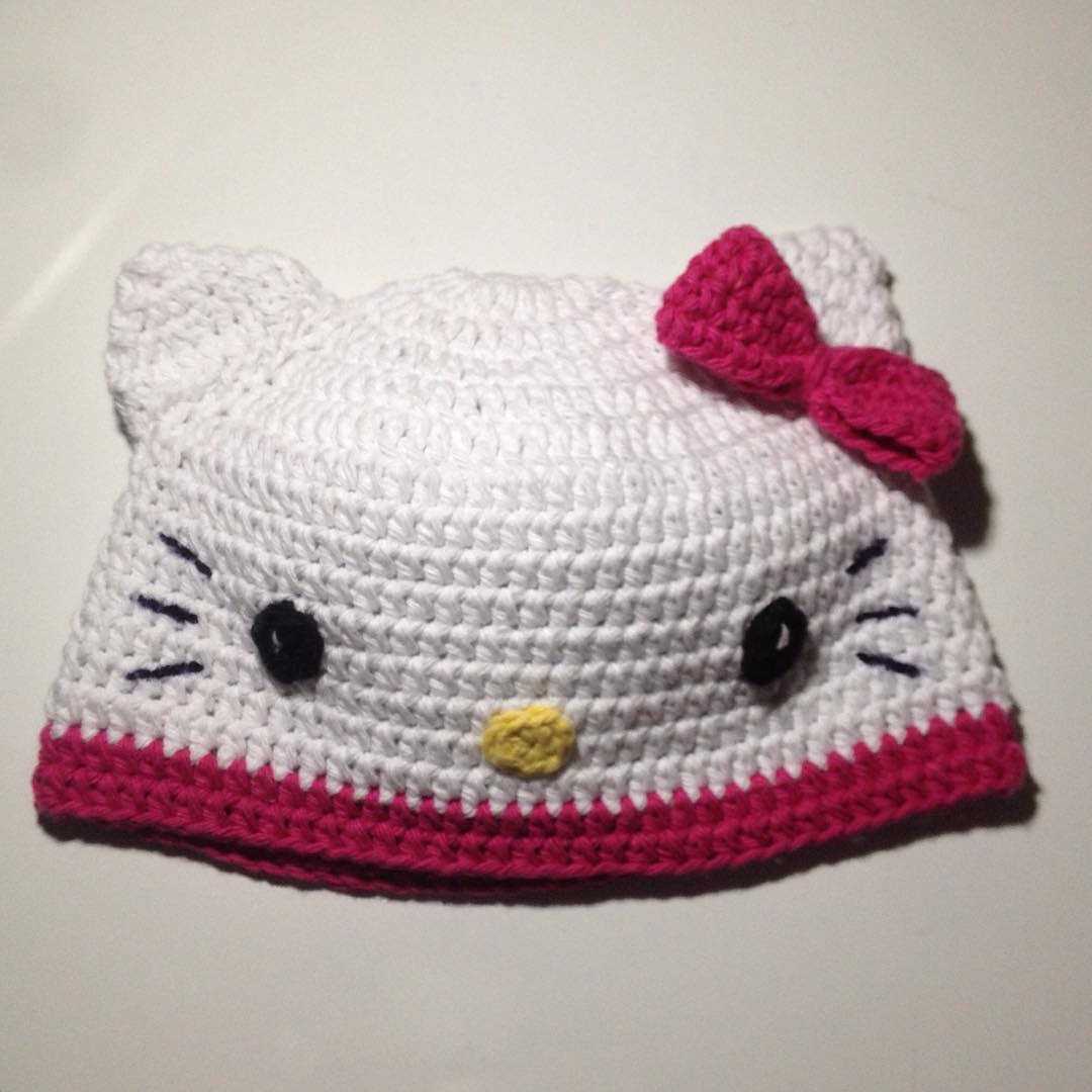 Hello kitty hat knitting pattern free