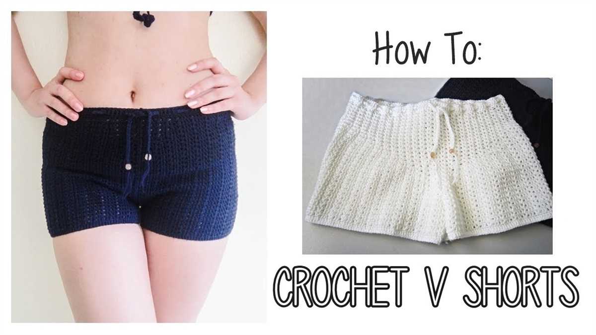 High waisted knit shorts pattern