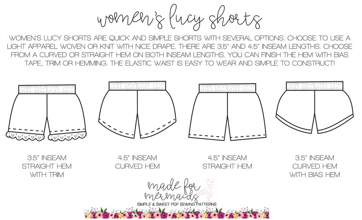 High waisted knit shorts pattern