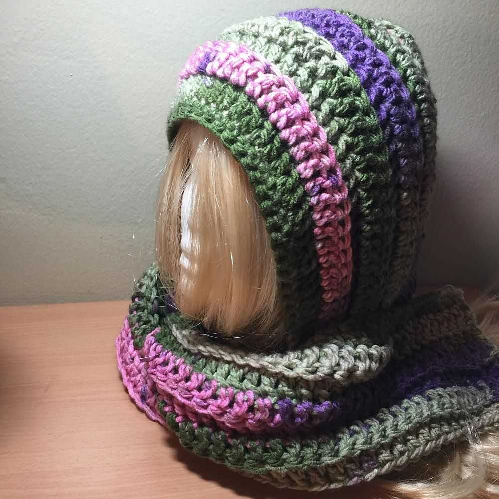 Hooded scarf knitting pattern ravelry