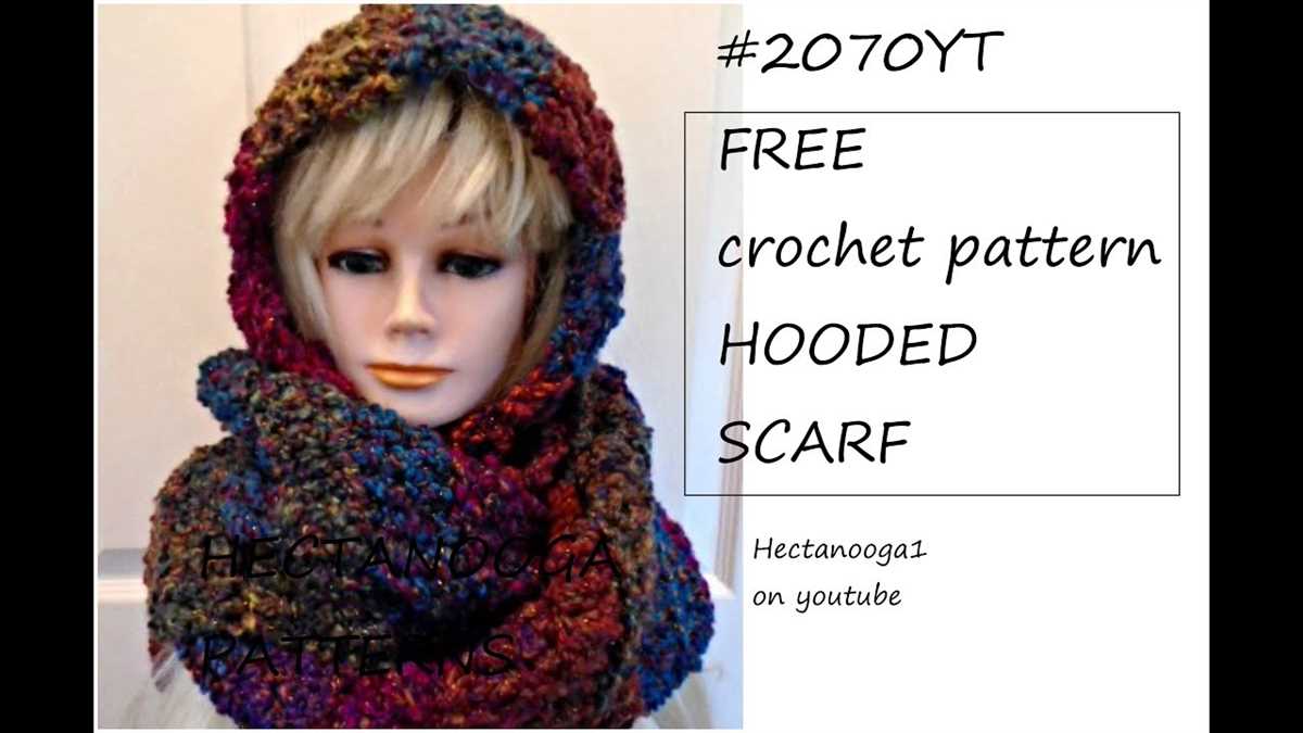 Hooded scarves knitting patterns