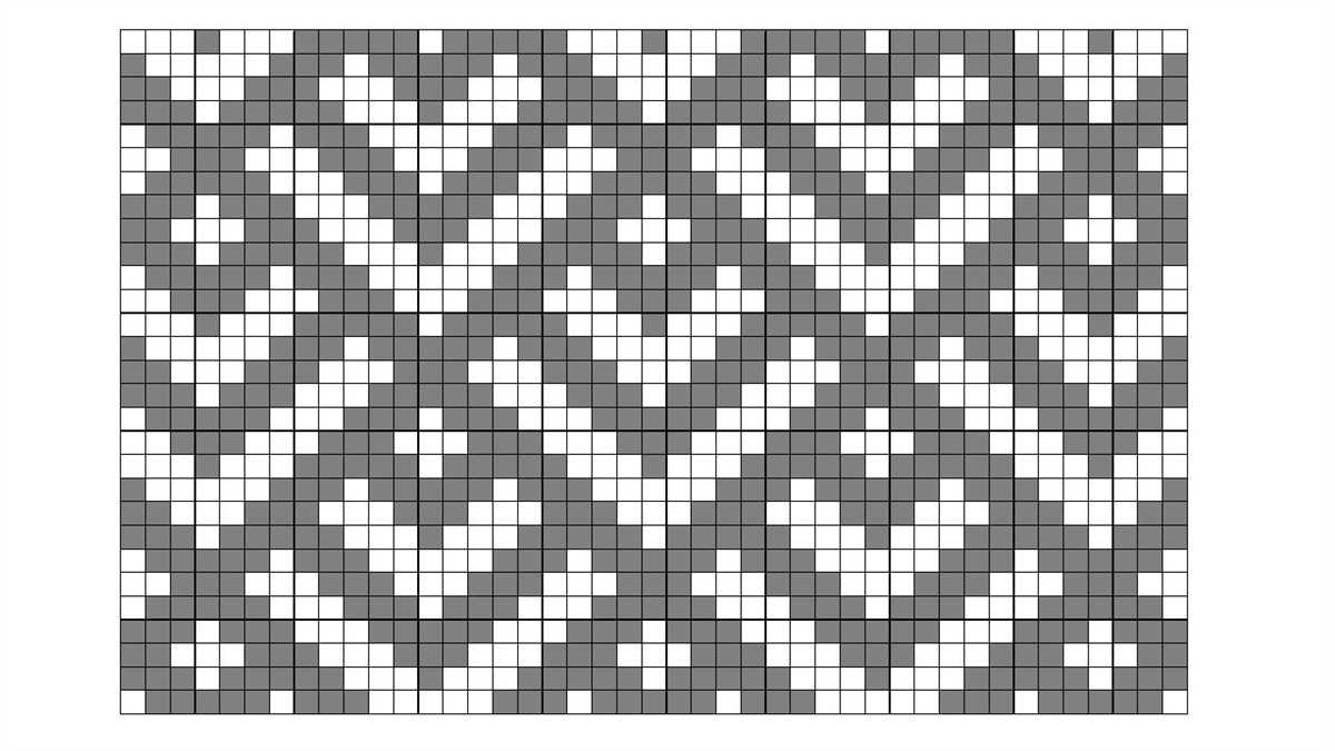 How to design mosaic knitting patterns