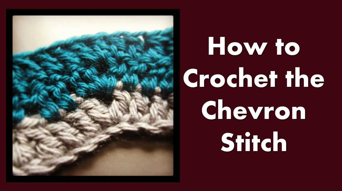 How to knit chevron pattern