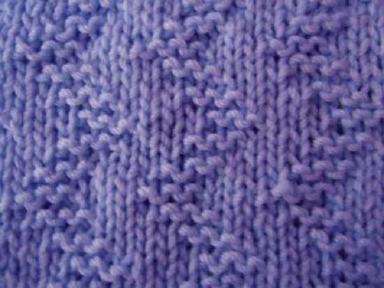 How to knit zig zag pattern