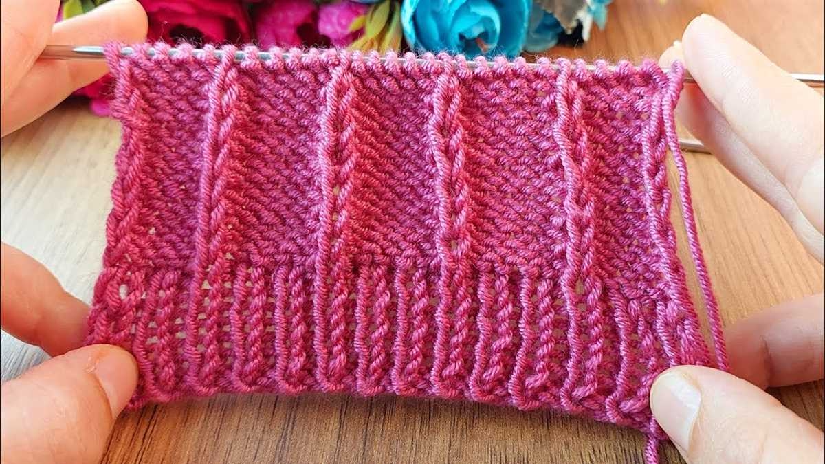 How to knit a crochet pattern