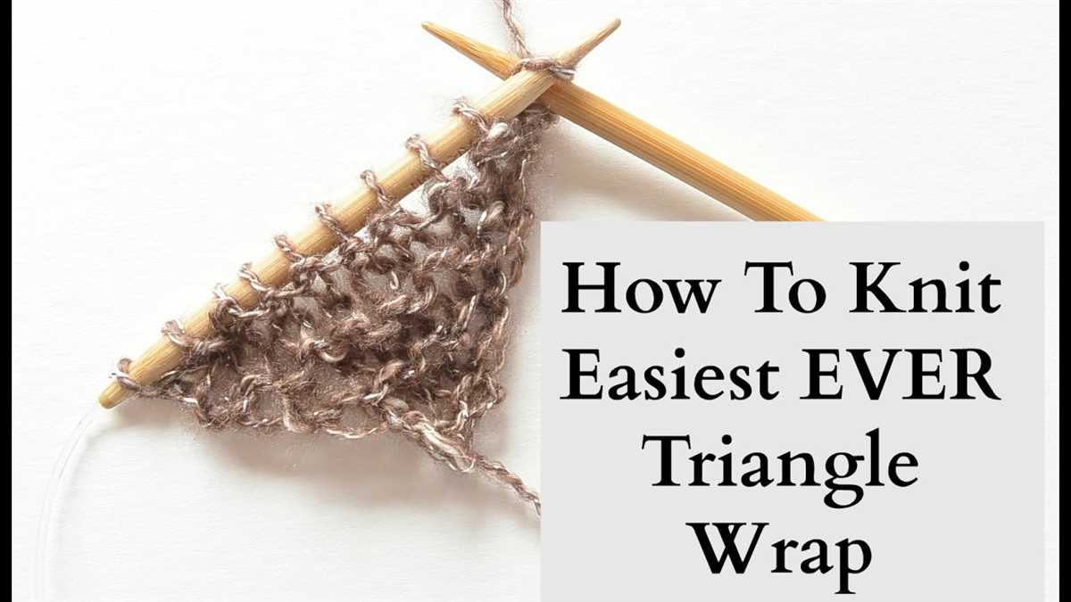How to knit a patterned scarf