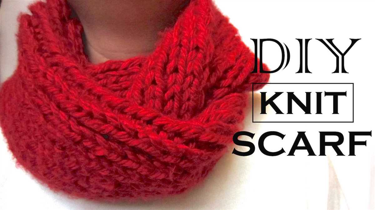 How to knit a patterned scarf