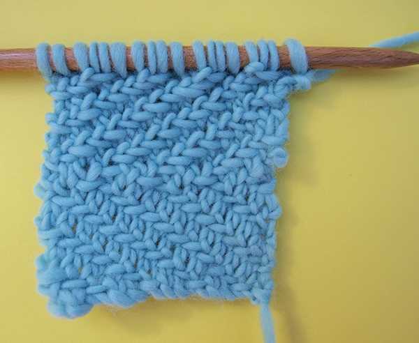 How to knit chevron pattern