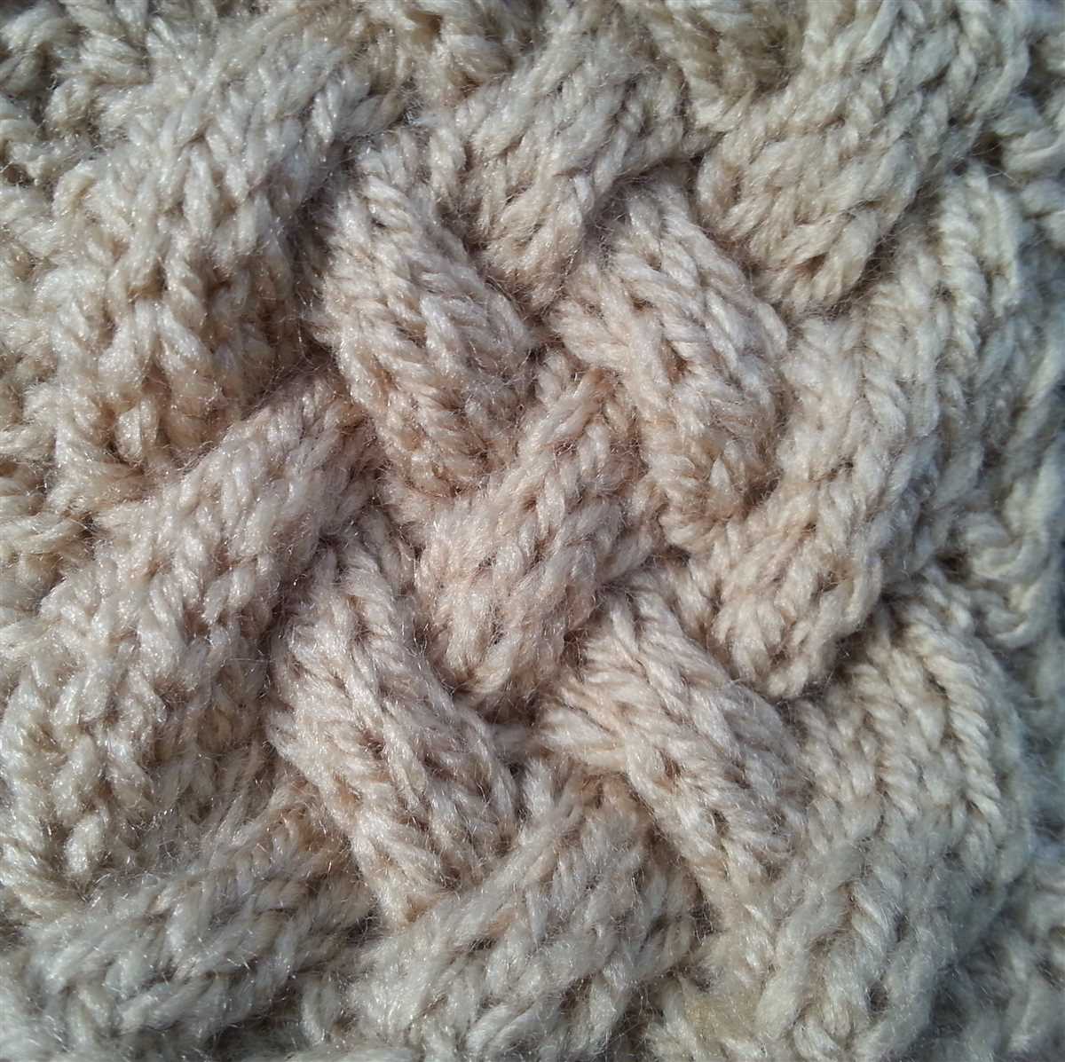 Irish cable knit hat pattern