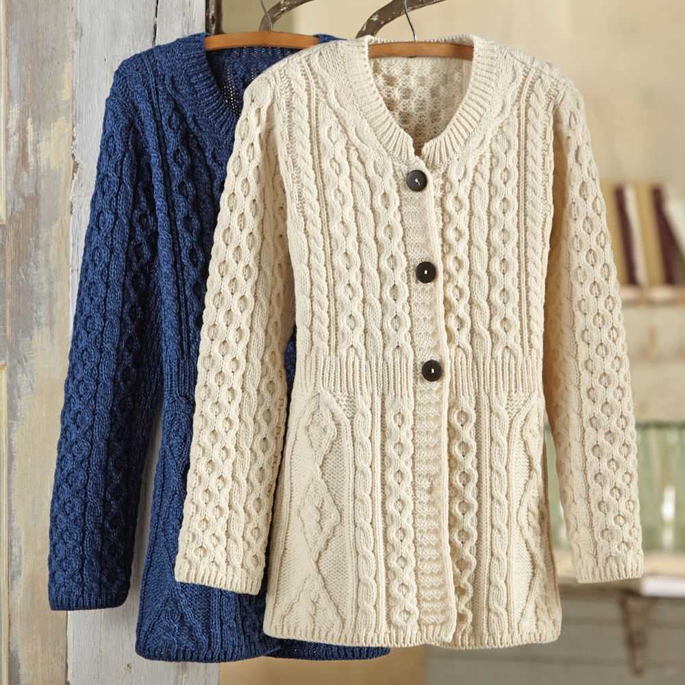 Irish cardigan knitting pattern