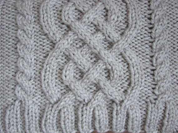 Irish cable knit hat pattern