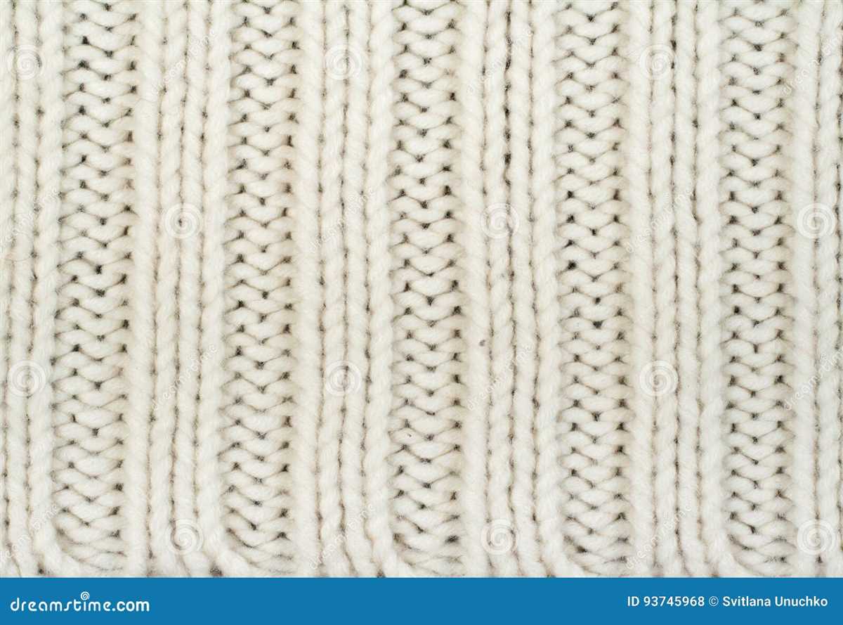 Jersey knit scarf pattern