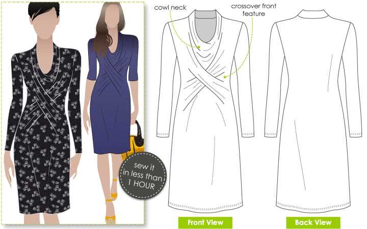 Jersey knit dress pattern