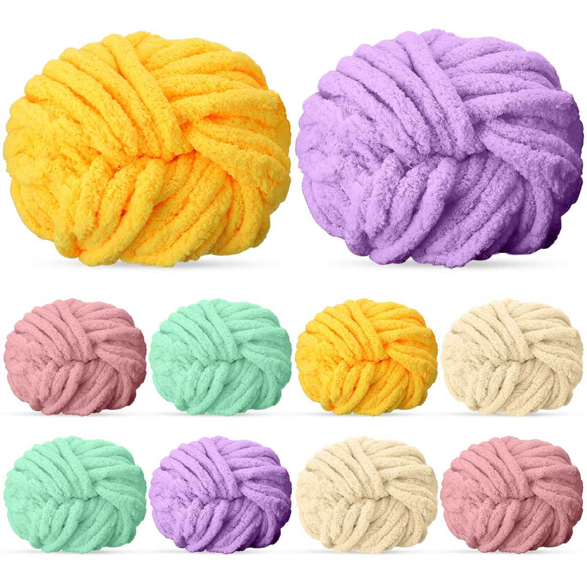 Jumbo yarn knit blanket pattern