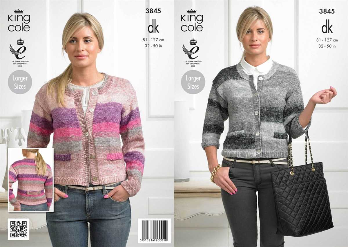 King cole knitting patterns ladies cardigans