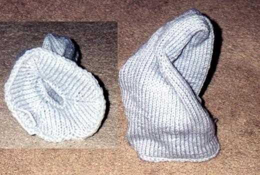 Klein bottle knitting pattern