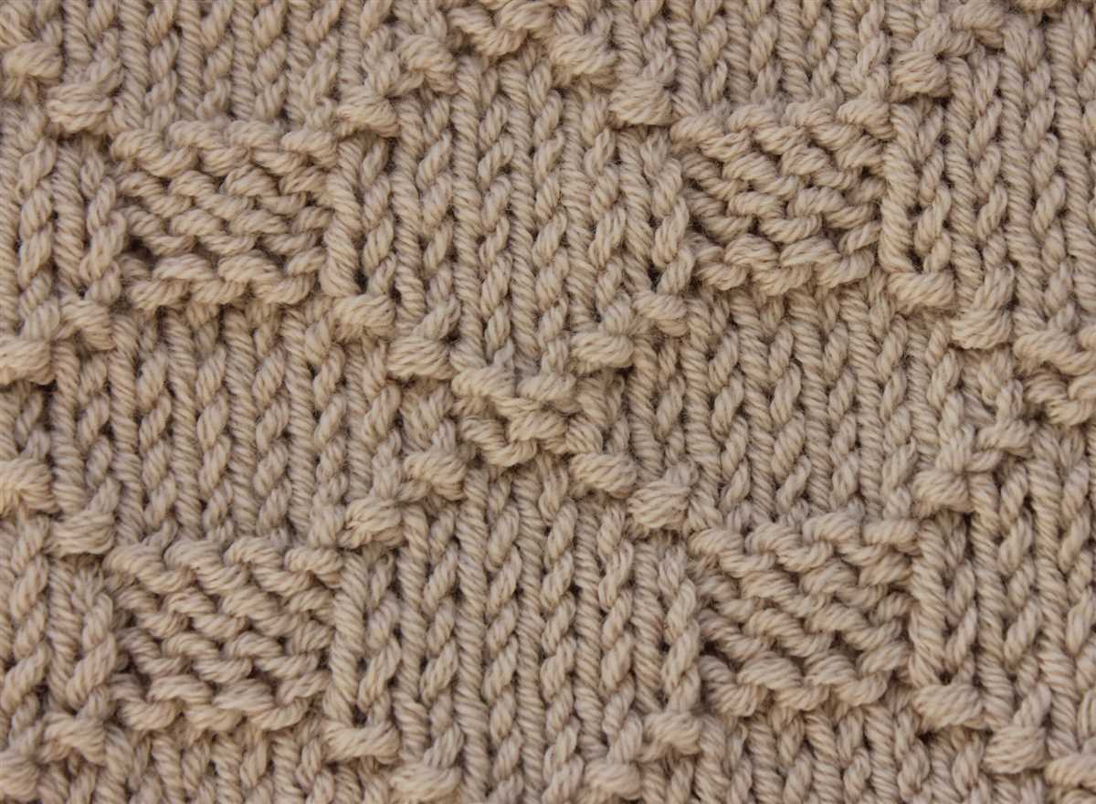 Knit 4 purl 4 pattern