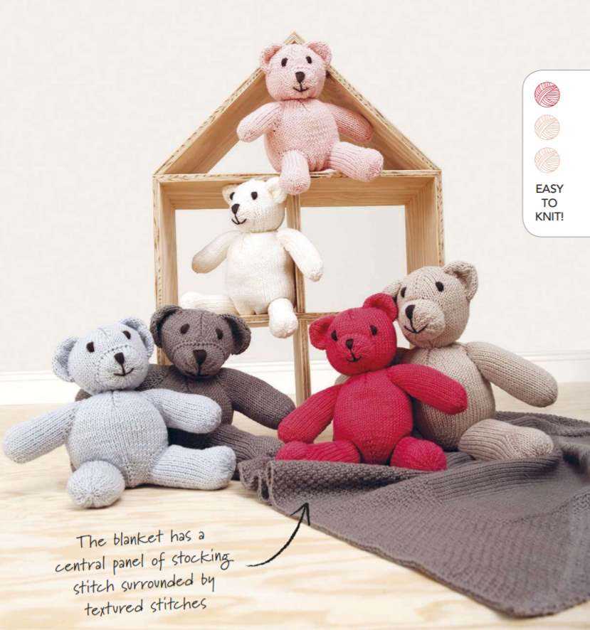 Knit a teddy bear free pattern
