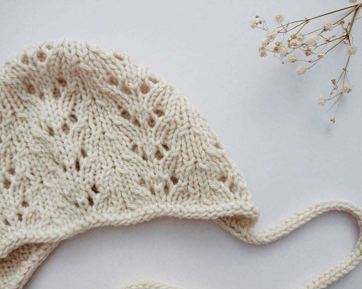 Knit bonnet pattern