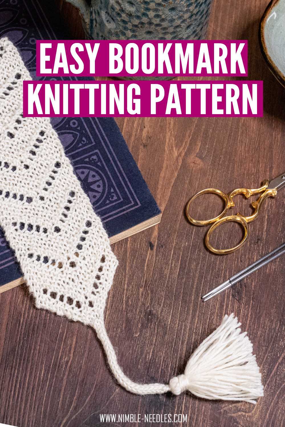 Knit bookmark patterns