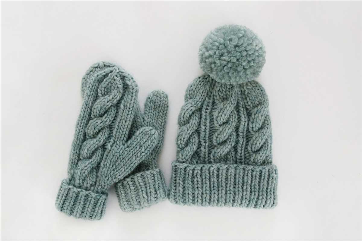 Knit cable hat free pattern