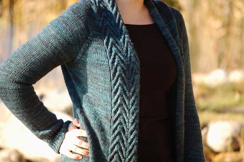 Knit cardigan long cardigan knitting pattern free