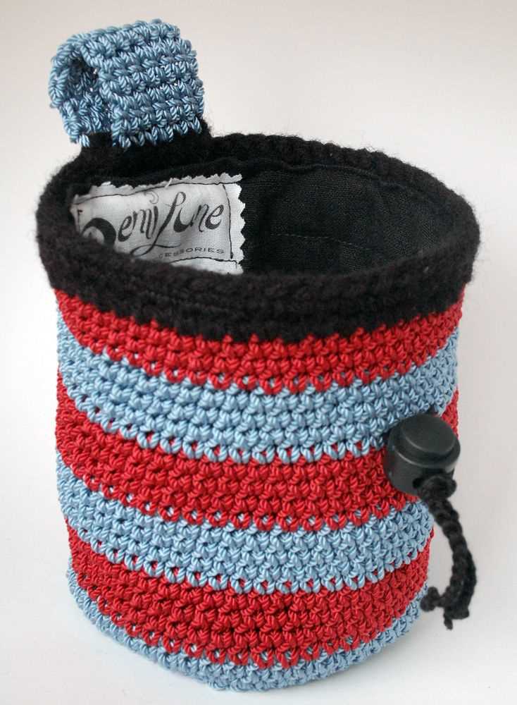 Knit chalk bag pattern